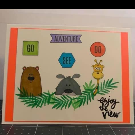 Kwan Crafts Hello Best Friend Miss You Merry Christmas Animal Clear Stamps For Card Making Decoration And Diy Scrapbooking #TOP2