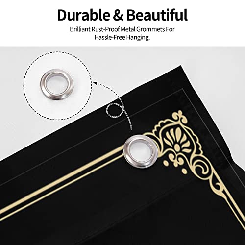 Drapeau drôle de chambre Donut Worry grand format 152x244 pour décoration murale festive - 2