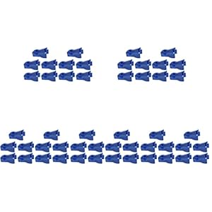 Healeved Clip per Accessori da 50 Pezzi: Chiusure di Fissaggio in Plastica con Morsetto per Incontinenza Tubo per Peritoneoclisi per Clistere per Dialisi Morsetti Peritoneale Urinario