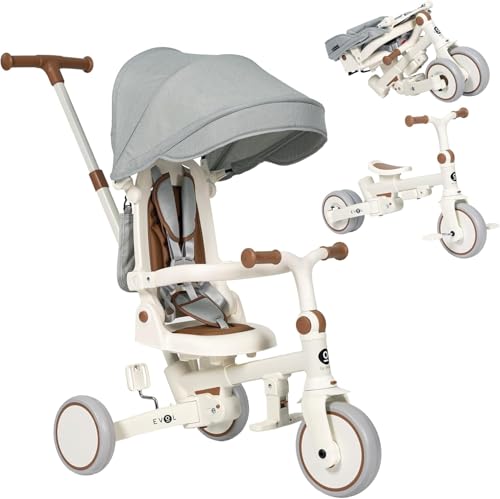 Olmitos - Triciclo evolutivo per bambini 5 in 1 EVOL - Bicicletta per bambini da 1 anno a 5 anni -...