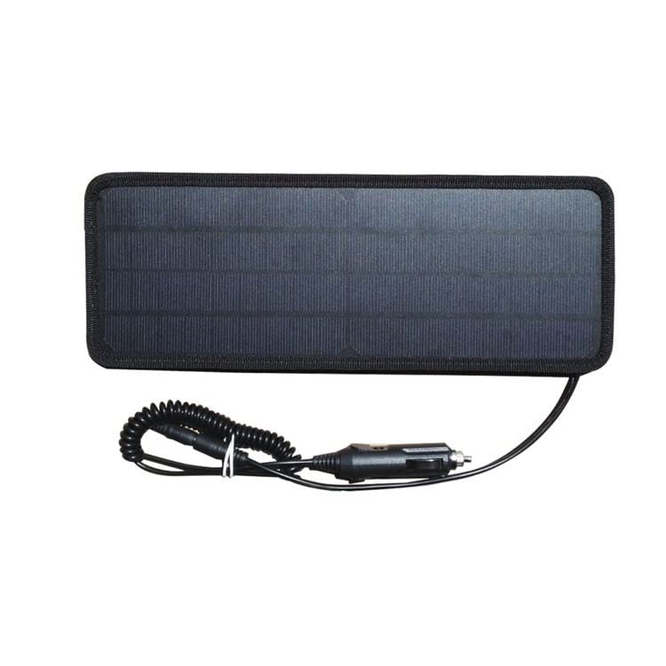 FAXIOAWA Caricabatterie da Pannello Solare, Ricarica Solare Caricabatteria per Auto Solare da 5 W Scheda Centrale Batteria 18 V