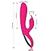 ACVIOO Rabbit Vibrator Dildo G-Spot Clitoris Stimulation 10-Frequency Vibration Mode Silicone Vagina Vibrating Adult Sex Toy for Couples(Pink) ¡­