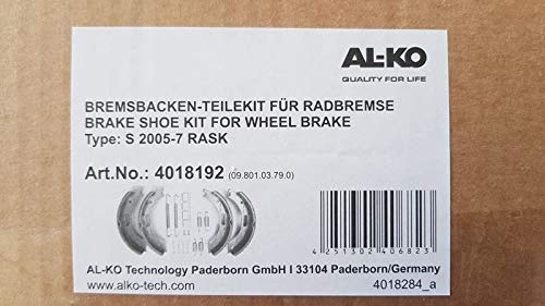 BPW szczęki hamulcowe S2005-7RASK w zestawie 200 x 50 mm