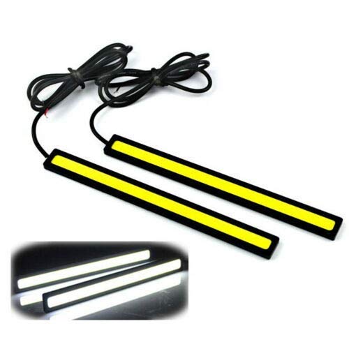 Semaphore Universal 2pcs 17cm 12V White LED COB Car Auto DRL Driving Daytime Running Lamp Fog Light (compatible with Fiet Idea)