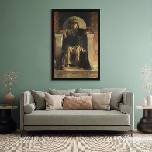 Impression sur toile d'art Empress Theodora 1886 par Benjamin Constant | Cadre de prestige - 5