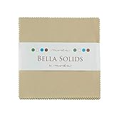 Bella Solids Tan Charm Pack 42 Squares 5