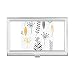 Leaf Specimen Flower Plant Paint Business Card Holder Case Pocket Box Wallet