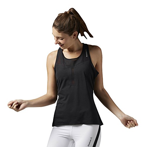 Maillot de sport sans manches Reebok évite la transpiration pour entraînement dynamique