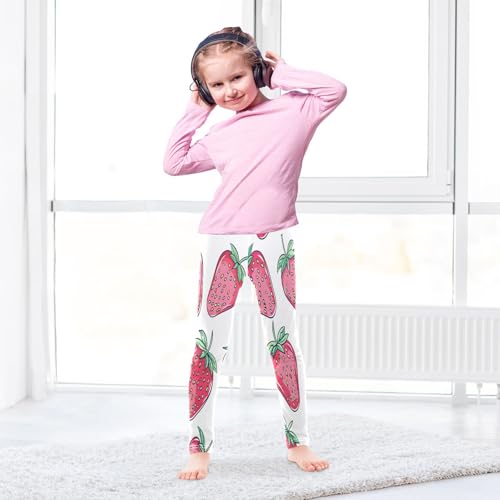 Bolaz Toddler Girls Leggings Printed Yoga Pants Leggings Strawberries for Kids4