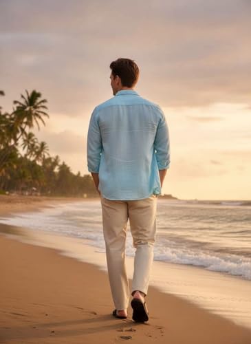 Image of Majestic Man Comfort Fit Solid Cotton Blend Casual Style Lounge Pyjama with 3 Pockets & Zip Closure