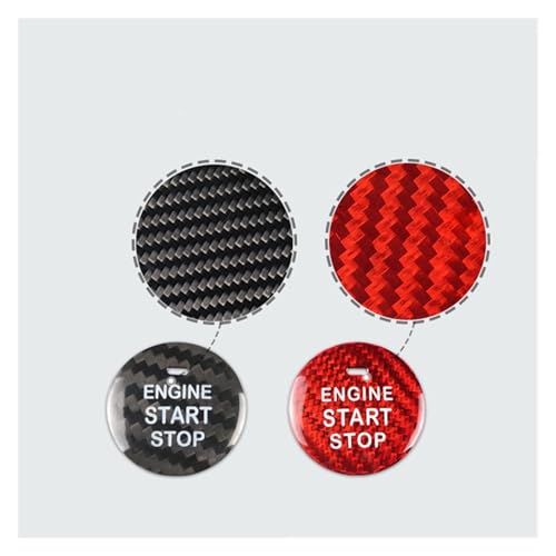 Couvercle de bouton de démarrage rouge HAVAL, fixation adhésive stable - 4