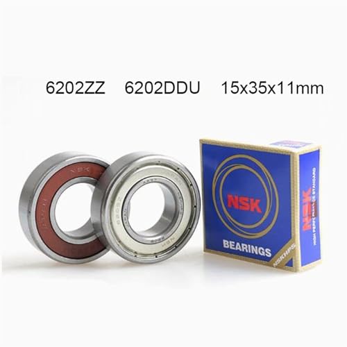 Roulement à billes 6202DDU pour éliminer les vibrations de vilebrequin