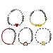 Bioworld Chucky Tradesies Letter and Charm 5 Pack Friendship Bracelets