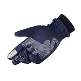 Thermohandschuhe Touchscreen Handschuhe Wasserdicht Thermohandschuhe Winter Gedehnt Kaschmir Sporthandschuhe Outdoor Laufhandschuhe Warm Rutschfest Skihandschuhe Fleece Gripping Winddichte Kalte