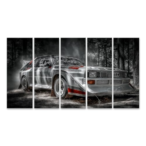 Tableau sur toile Ur-Quattro Rallye de qualité supérieure et finitions soignées XXL