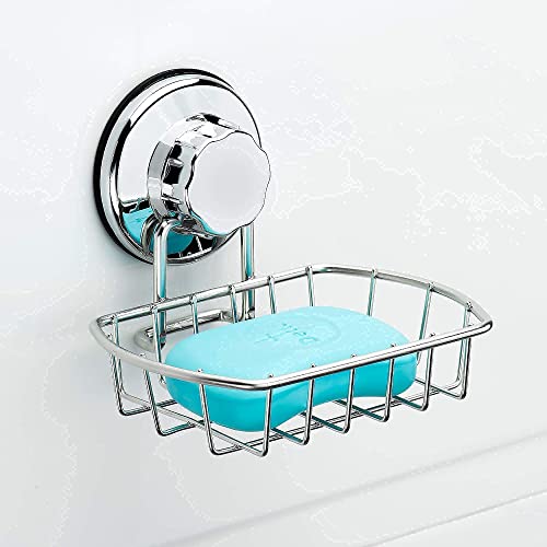 Ipegtop Suction Cup Deep Shower Caddy Bath Wall Shelf & Soap Dish For Large Shampoo Shower Gel Holder Bathroom Storage #TOP3