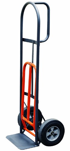 Milwaukee Hand Trucks 47515S D-Handle Truck with 10-Inch Solid Puncture Proof Tires and Nose Plate Extension #1