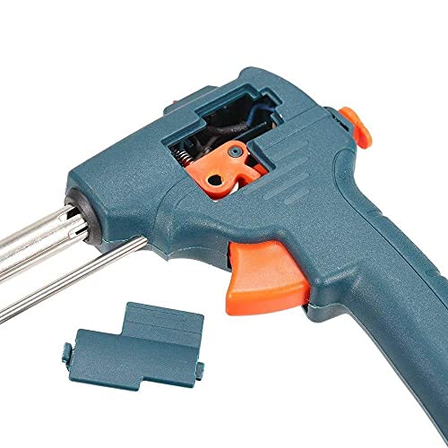Image of Diy Crafts CT-DIY-HI-37471 220v 60w Automatic Send Tin Electric Soldering Iron Wedling Gun Rework Station Complete Kit Extra, Pack of 3 Set (Green)
