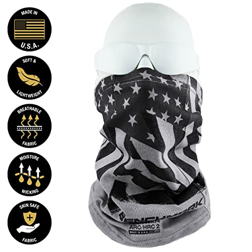 Image of BENCHMARK FR Flame Resistant Face Mask Neck Gaiter - CAT2 - Made in the USA