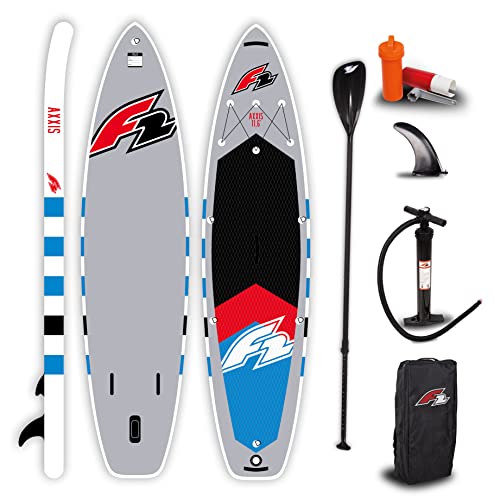 Paddle Gonflable F2 SUP Axxis Grey avec sa pagaie, pompe et sac de transport