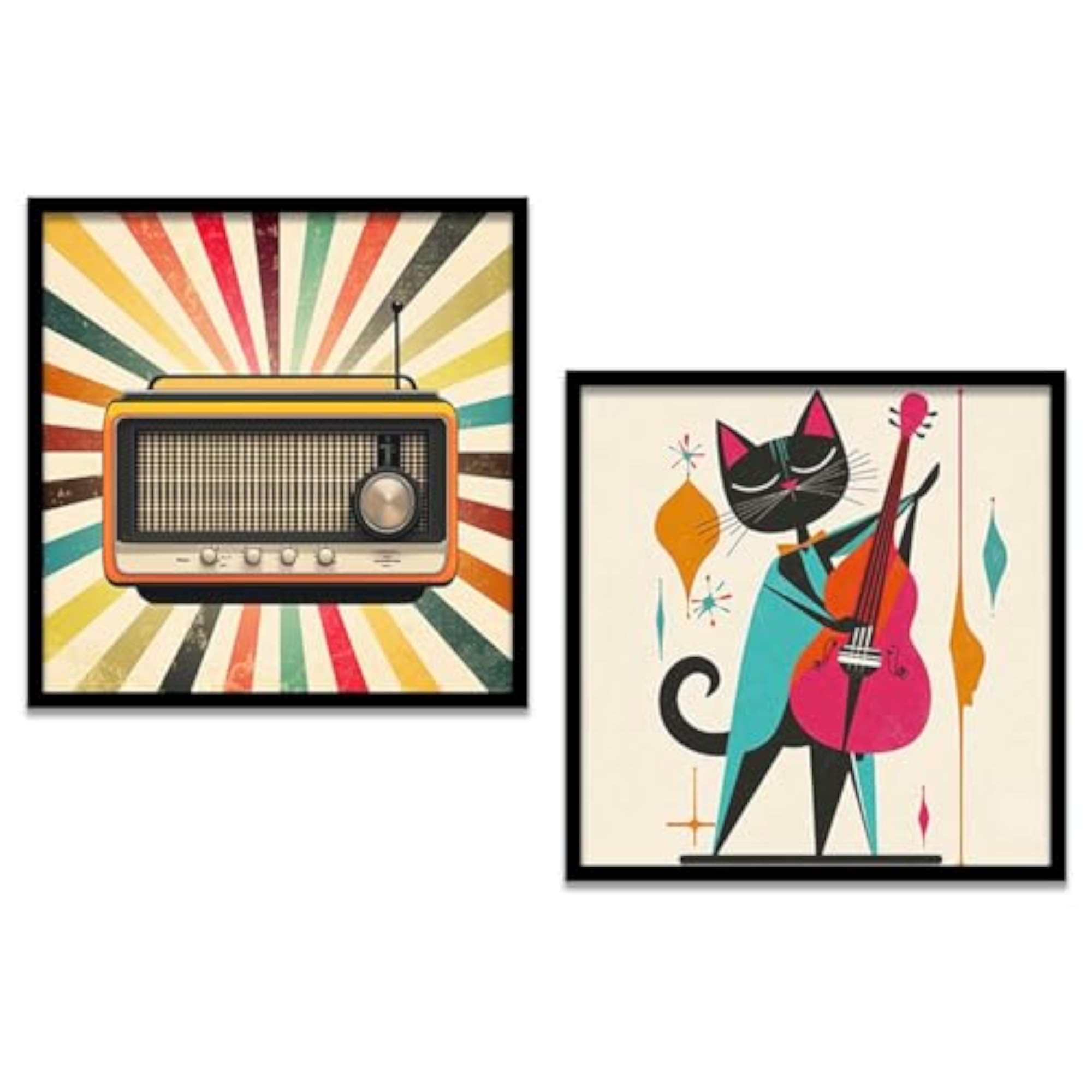 Music Wall Art Painting, Modern Frames for Home Décor