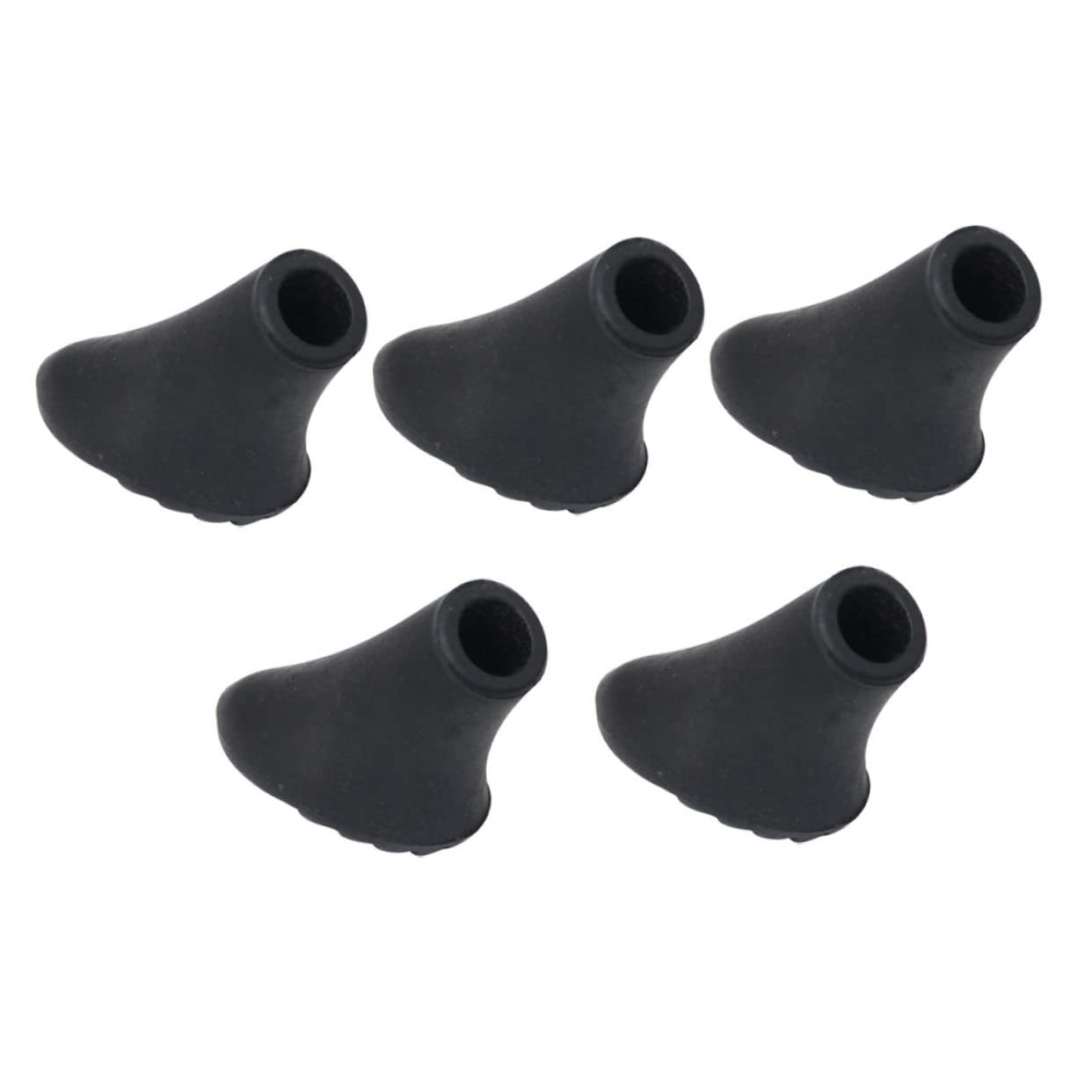 VANZACK 5 Pcs Hiking Pole Tips Trekking Poles for Safe Walking Reduced Scars