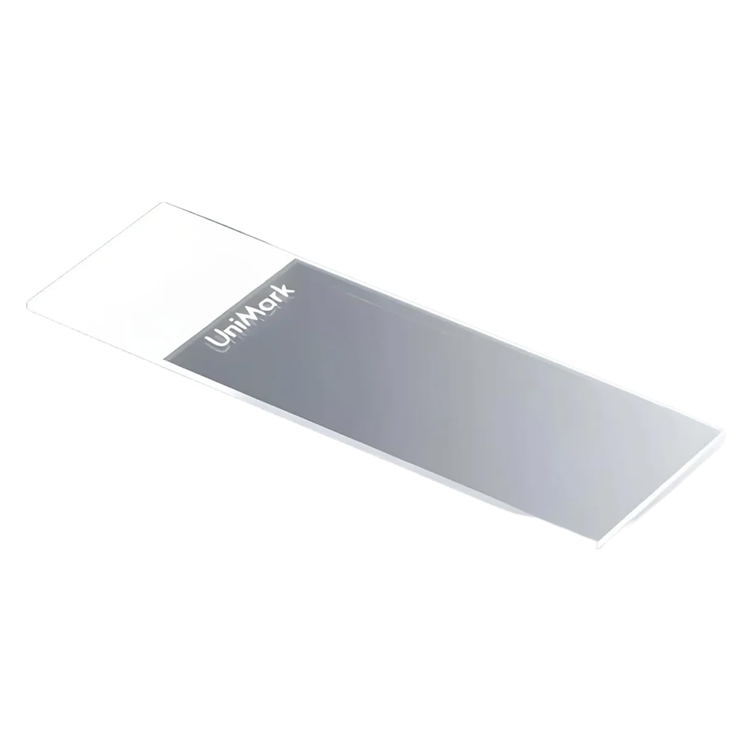 Marienfeld UniMark - Portaobjetos para microscopio (cristal sodocáreo de calcáreo con bordes pulidos de 90°, bolsa de aluminio, 76 mm de profundidad, 26 mm de ancho, 1 mm de grosor, 10.000 unidades),