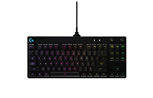 Logitech G Pro Mechanical Gaming Keyboard, 16.8 Million Colors RGB Backlit Keys, Ultra Portable Design, Detachable Micro USB Cable #1