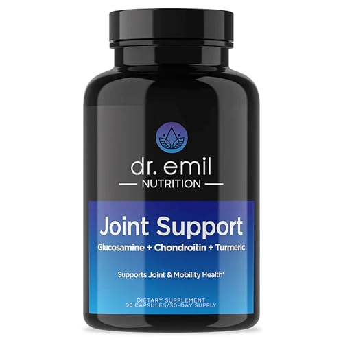 DR. EMIL NUTRITION Joint Aid Supplement - Joint Supplement with Glucosamine Chondroitin, MSM & Turmeric - Joint Health Supplement for Mobility and Discomfort for Men and Women* (60 Capsules)