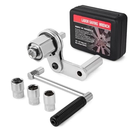 COTOUXKER Torque Multiplier, Heavy Duty Torque Multiplier Wrench Set for Lug Nut Remover 1/2 Driver 1:16 Labor Saving Wrench