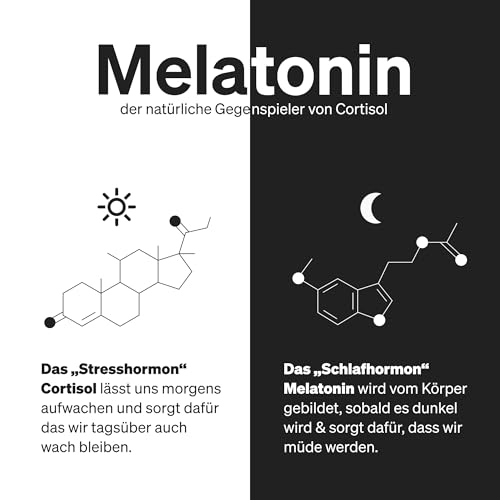 natural elements Melatonin – 365 Tabletten – 0,5mg Melatonin pro Tablette – hochdosiert – Ohne unerwünschte Zusätze – Laborgeprüft – Alternative zu Einschlafspray - 100% vegan – Großpackung