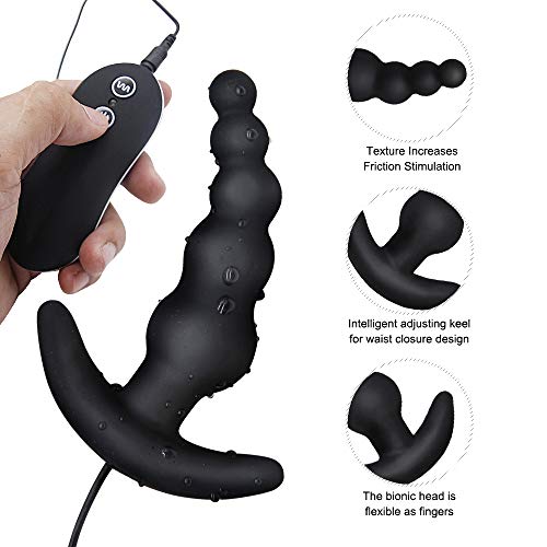 Stimulator Plug Multi Stimulation Patterns Rechargeable Vibrating Male Postate Massager for Man Male