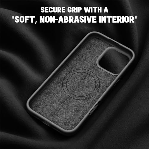 Image of Kratos Active Grip Silicone Case Cover Compatible with iPhone 15 Pro Max - Enhanced Protection, Wireless Magnetic Charging Case with Raised Edge Camera & Screen Protection, Shock-Resistant Design