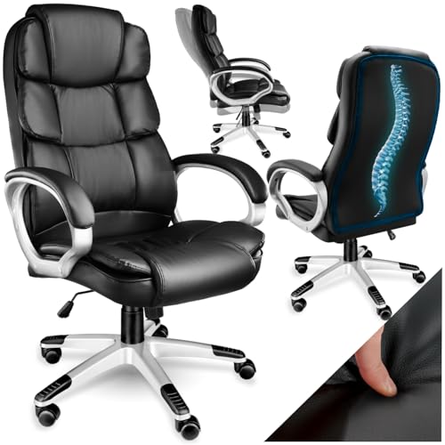 TecTake® Chaise de Bureau Chaise Gaming Fauteuil de Bureau Fauteuil pivotant Design,...