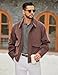 COOFANDY Long Sleeve Polo Sweaters for Men Casual Knitted Polos Button Down Fashion Golf Pullover Sweater, Dark Grey, M
