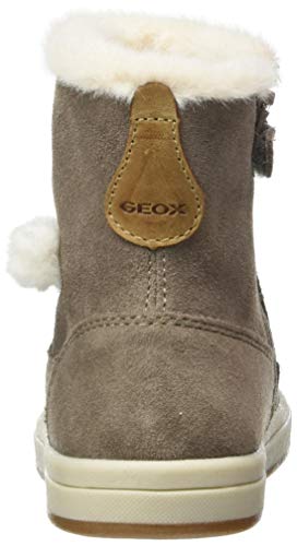 Geox B Trottola Girl C Mid Calf Boot, Brown Smoke Grey, 5.5 Big Kid #TOP2