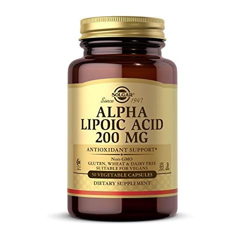 Solgar Alpha Lipoic Acid Capsules - Antioxidant and Glutathione Regenerator Cover