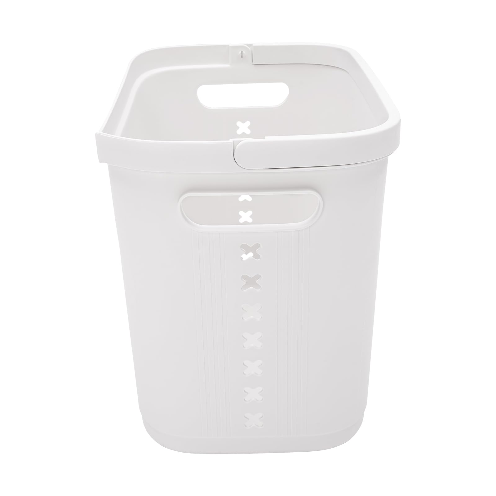 Cesto Portabiancheria A 3 Scomparti Con Ruote - Design In Plastica PP Leggero, Facile Da Trasportare