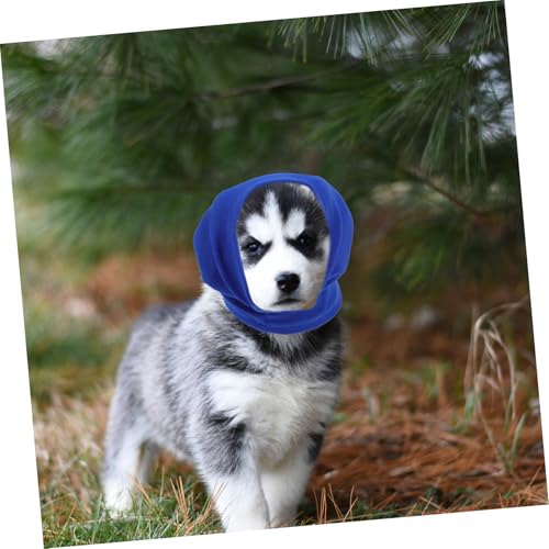 QUMIIRITY Winter Hunde Ohrenschutz Elastisch aus Weichem Material Kältefester Haustier Snood für Zuhause Ohrwärmer für Kleine und Große Hunde