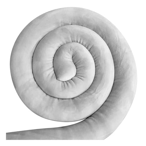 2026 Kopfkissen 100 cm/200 cm/300 cm/400 cm Babybettstreifen, Bettkissenstreifen, Bettrolle, Bettkante, dekoratives Kissen, Bettumrandung, DIY, handgefertigte Dekokissen für Erwachsene, hochwertiges