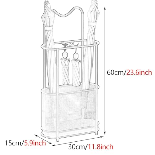 Support de parapluie créatif pour garder une entrée de maison propre
