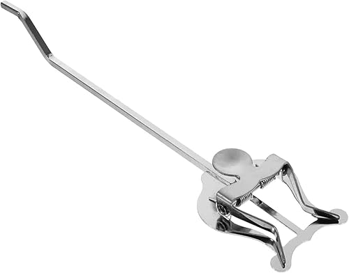 Galjanoplastia Saxofón Marching Clamp-on Lyre Metal Partituras Clip, Acero inoxidable