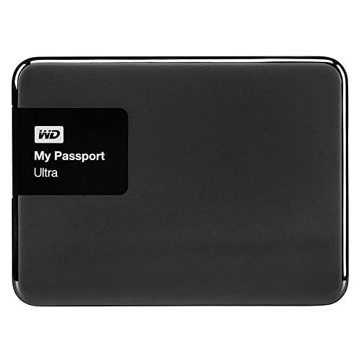 Western Digital My Passport Ultra 2 TB Externe Festplatte (bis zu 5 Gb/s, USB 3.0) mattschwarz
