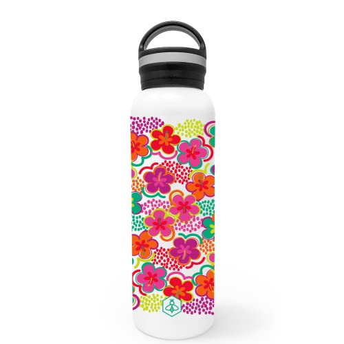 Biddlebee 25Oz Insulated Water Bottle With Chug Cap & Built-In Carry Handle | Designer Printed Stainless Steel Water Bottles W/Leakproof Lid | Keeps Drinks Hot Or Cold For Hours | Gifts For Women #TOP9