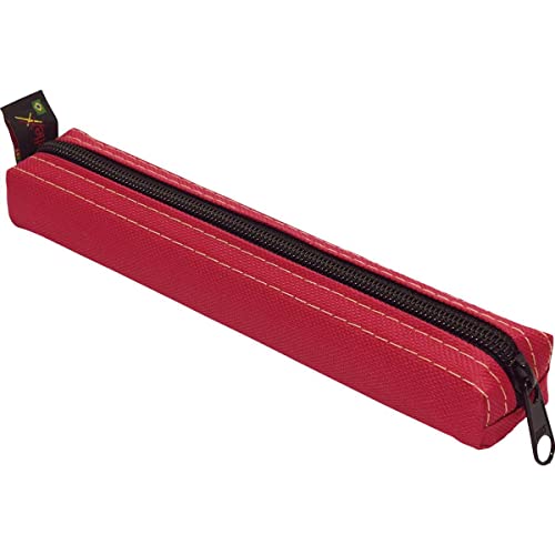 Estojo, Reflex, Tubinho, Lona, Vermelho