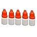 New Lon0167 5ml PE Featured Plastic Squeezable Dropper reliable efficacy Dropping Bottle Container Red White 5pcs(id:ebc dc 30 fb4)