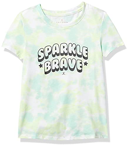 Image of Danskin Girls' Short Sleeve Graphic Tie Dye T-Shirt