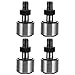 POPETPOP 4Pcs Steel Cam Weights Follower Bolt- type Needle Roller Bearing with with Stud, Male Thread Stud Type Track Needle Roller Bearings Bolt Kit for Motors, Automotive, Mechanical Engineering