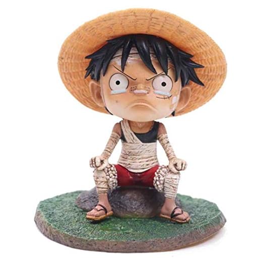 lkw-love - PVC samlarobjekt figur - Manga Luffy Monkey One Piece - Present till Luffy Fans Gear 4-Barndom_Gråtande Luffy
