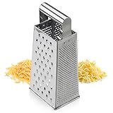 Prepworks by Progressive Deluxe Stainless Steel Box Grater,Silver, Medium